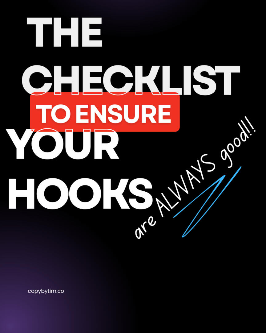 🔒 7-Question Checklist to make sure ALL your headlines are good to go!